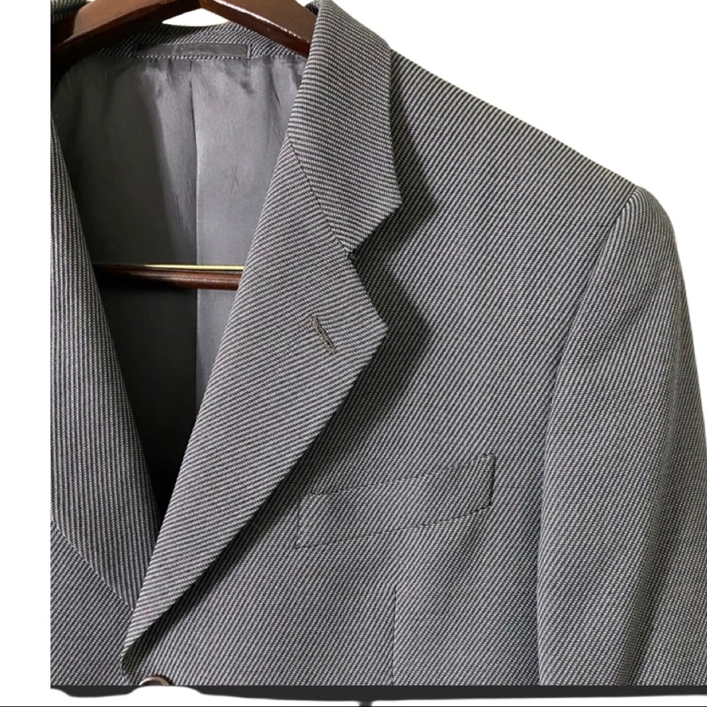 NWOT AUTH.ARMANI COLLEZIONI MENS VIRGIN WOOL AND RAYON - Picture 2 of 10